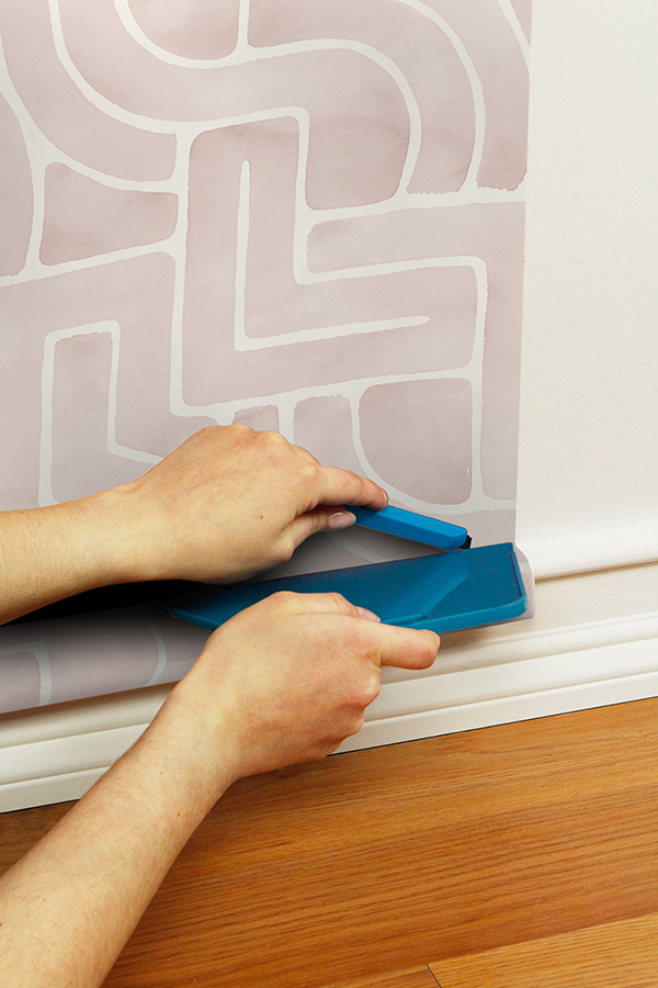 NUS4935 Blush Blythe Peel and Stick Wallpaper by NuWallpaper