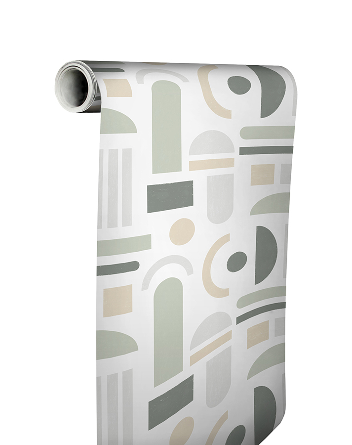 NUS4943 Sage Wiles Peel and Stick Wallpaper by NuWallpaper