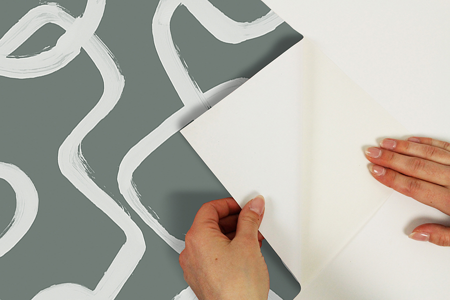 NUS4942 Grey Niko Peel and Stick Wallpaper by NuWallpaper