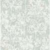 Picture of Dori Light Green Painterly Floral Wallpaper