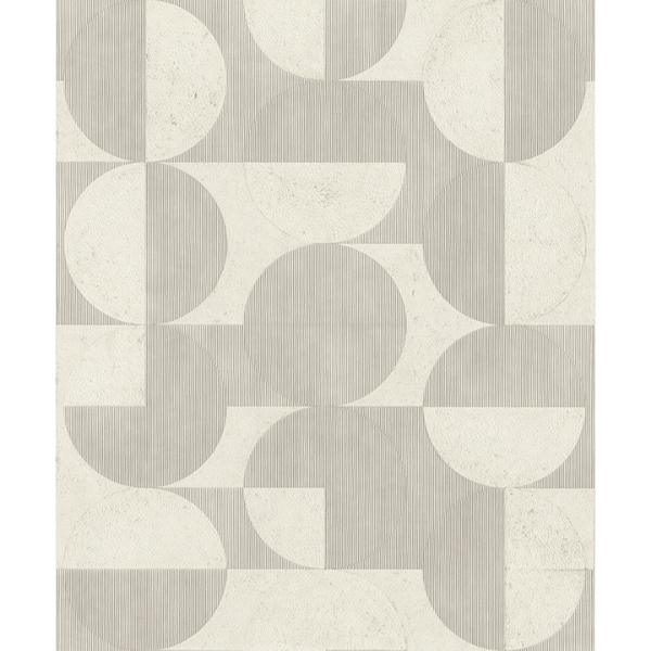 Picture of Barcelo Light Grey Circles Wallpaper