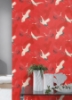 Picture of Kusama Red Crane Wallpaper
