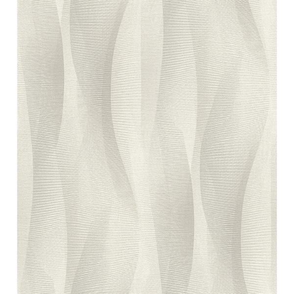 Picture of Currin Light Grey Wave Wallpaper