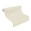 Picture of Sagano Taupe Leaf Wallpaper