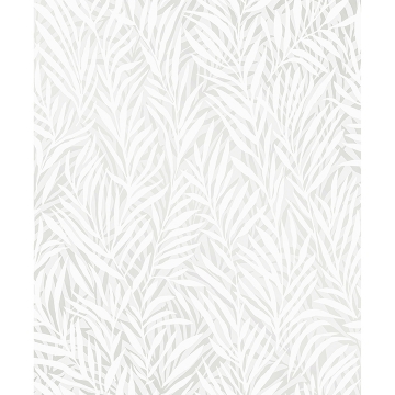 Picture of Holzer White Fern Wallpaper