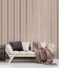 Picture of Collin Pink Bexley Stripe Wallpaper
