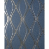 Picture of Odie Blue Contour Wave Wallpaper