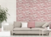 Picture of Saura Pink Cranes Wallpaper