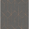 Picture of Hayden Charcoal Concrete Trellis Wallpaper