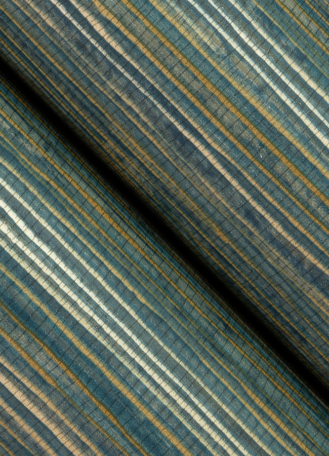 412526717 Alton Teal Faux Grasscloth Wallpaper by Advantage