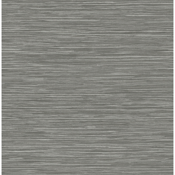 Picture of Alton Grey Faux Grasscloth Wallpaper