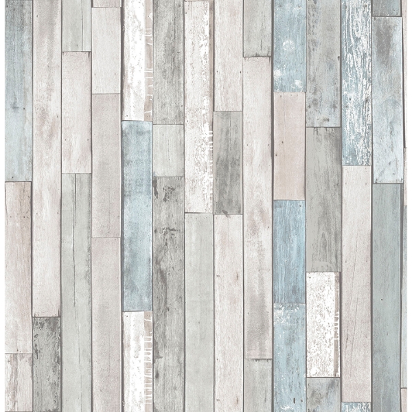 Picture of Weathered Plank Caspian Peel and Stick Wallpaper