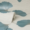 Picture of Miya Teal Ginkgo Wallpaper