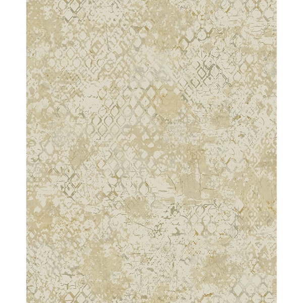 Picture of Zilarra Taupe Abstract Snakeskin Wallpaper