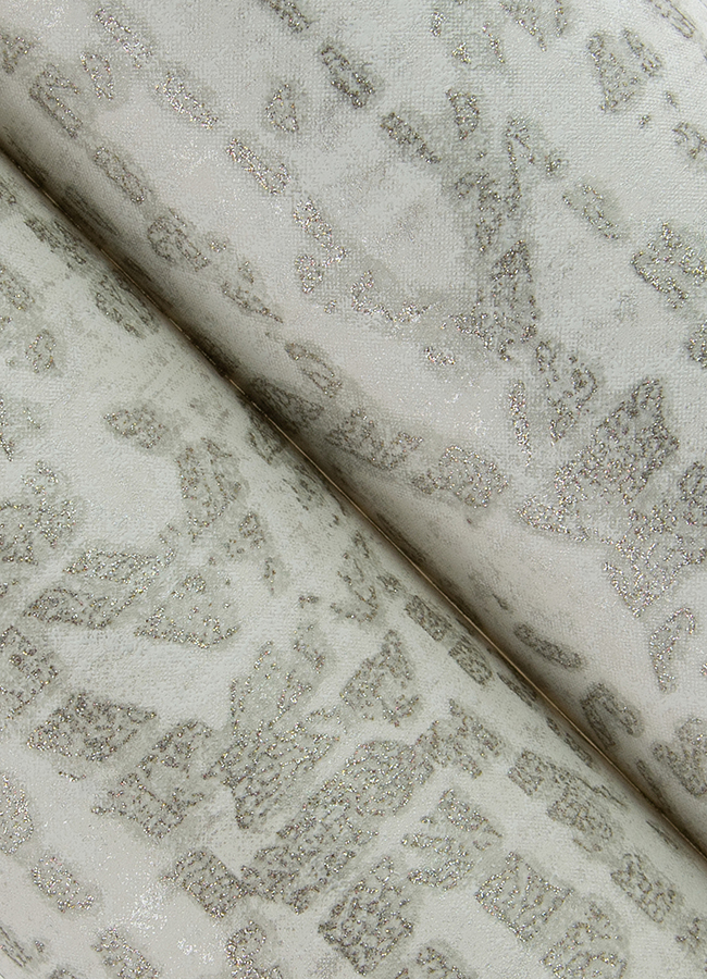 410586620 Helene Silver Glitter Geometric Wallpaper by AStreet Prints
