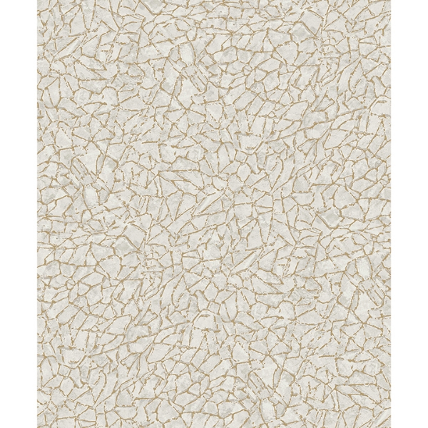 Picture of Soma Silver Metallic Crackling Wallpaper