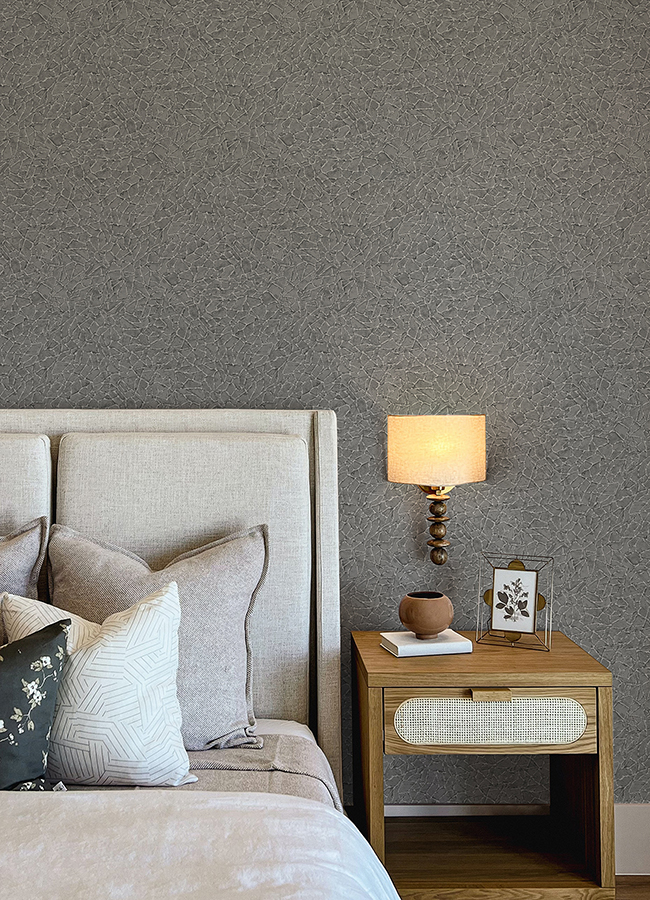 4105-86626 - Soma Sterling Metallic Crackling Wallpaper - by A-Street ...