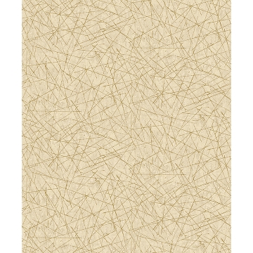Picture of Bulan Gold Abstract Lines Wallpaper