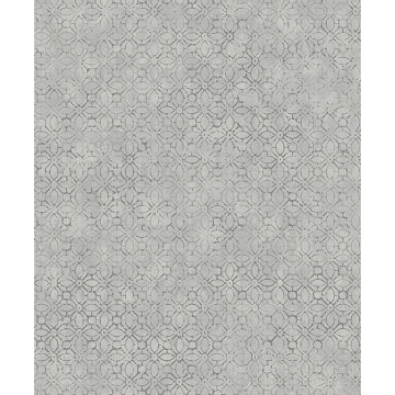 Picture of Khauta Sterling Floral Geometric Wallpaper