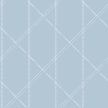 Picture of Walcott Light Blue Stitched Trellis Wallpaper