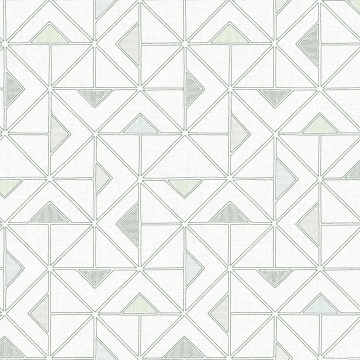 Picture of Jekyl Green Triangles Wallpaper
