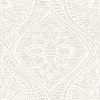 Picture of Scout Light Grey Floral Ogee Wallpaper