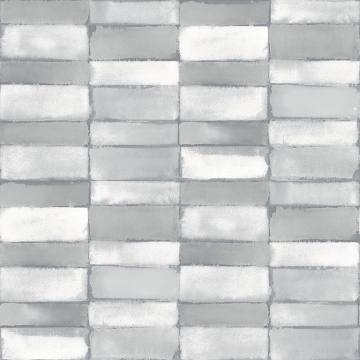 Picture of Braden Grey Tile Wallpaper
