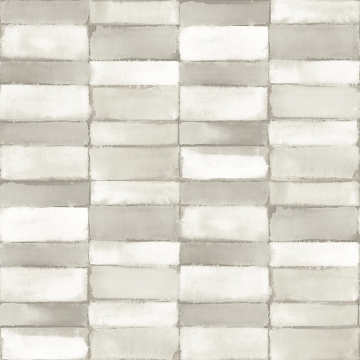 Picture of Braden Silver Tile Wallpaper