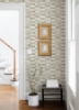 Picture of Braden Taupe Tile Wallpaper