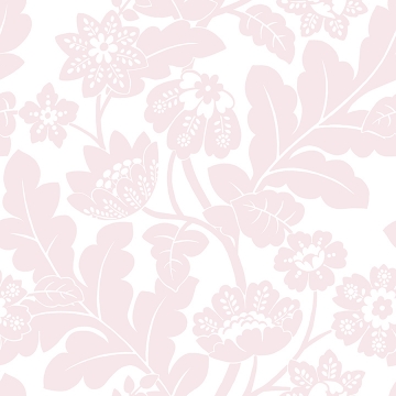 Picture of Augusta Pink Flock Damask Wallpaper