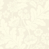 Picture of Augusta White Flock Damask Wallpaper