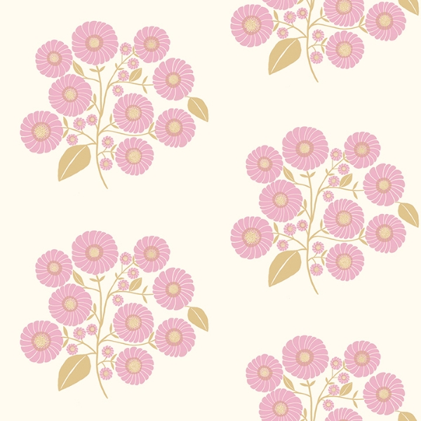 Picture of Lilac Sienna StrawFlower Peel and Stick Wallpaper