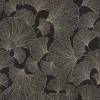 Picture of Waft Black Ginkgo Wallpaper