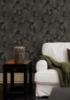 Picture of Waft Black Ginkgo Wallpaper