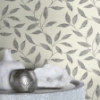 Picture of Amble Light Grey Vine Wallpaper