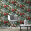 Picture of Merian Multicolor Architectural Wallpaper