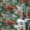 Picture of Merian Multicolor Architectural Wallpaper