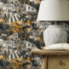 Picture of Merian Grey Architectural Wallpaper