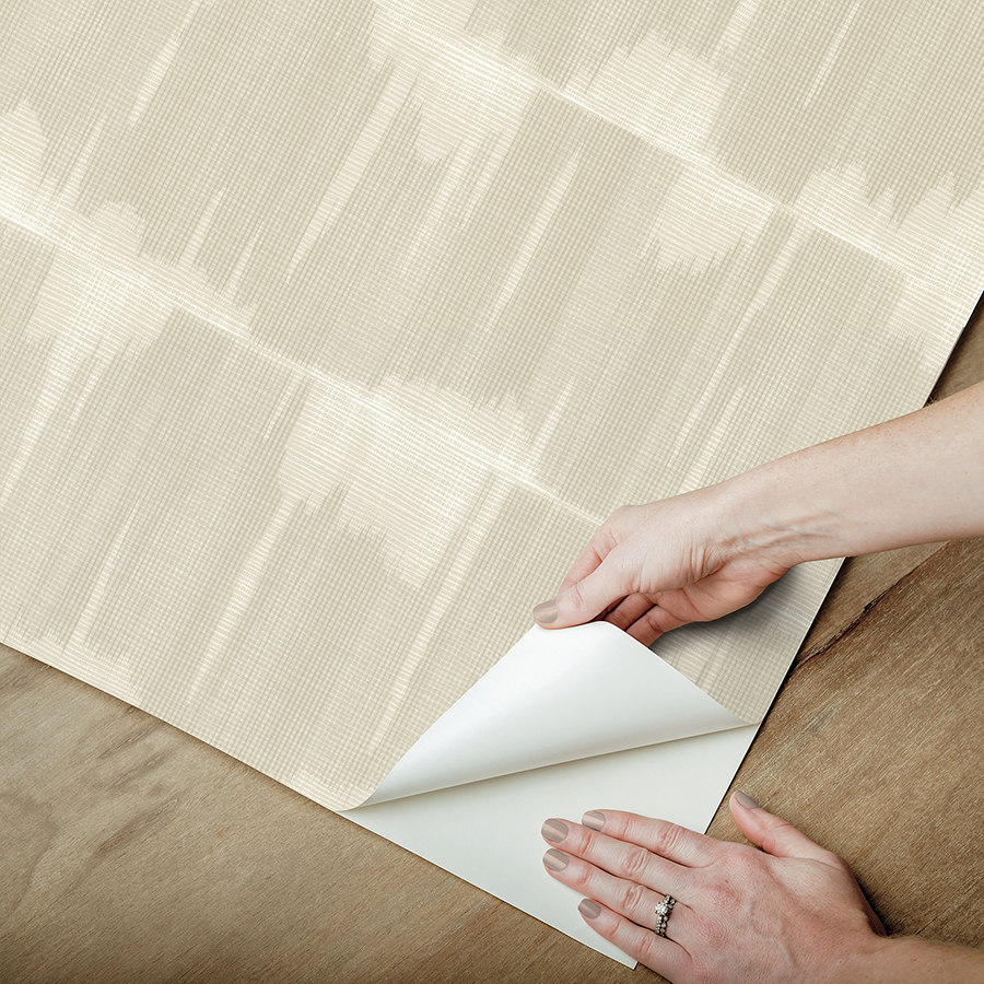 NUS4979 - Beige Dallas Peel and Stick Wallpaper - by NuWallpaper