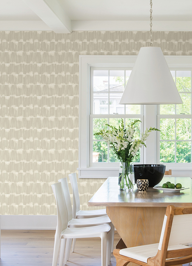 NUS4979 - Beige Dallas Peel and Stick Wallpaper - by NuWallpaper