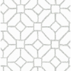 Picture of Addis Grey Trellis Wallpaper