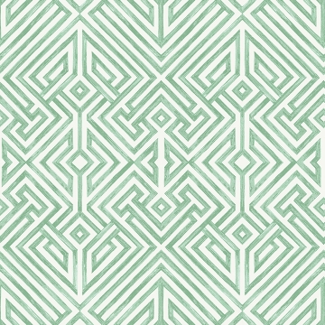 Picture of Lyon Green Geometric Key Wallpaper