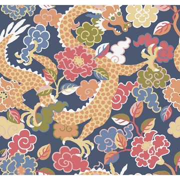 Picture of Yanci Orange Dragon Wallpaper