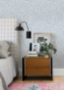 Picture of Periwinkle Blue Textured Floral Wallpaper