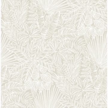 Picture of Vita Off-White Botanical Wallpaper