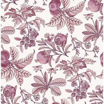 Picture of Cecilia Purple Fruit Wallpaper