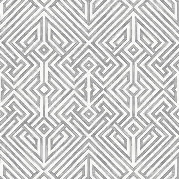Picture of Lyon Grey Geometric Key Wallpaper