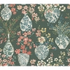 Picture of Harper Green Floral Vase Wallpaper