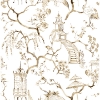 Picture of Serena Coffee Chinoiserie Wallpaper