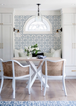 floral wallpaper in pastel transitional bedroom design  Interior Design  Ideas